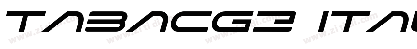 TabacG3 Italic字体转换